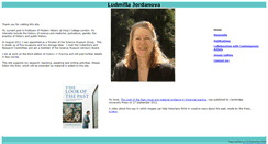 Desktop Screenshot of ludmillajordanova.com