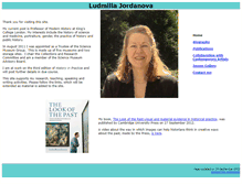 Tablet Screenshot of ludmillajordanova.com
